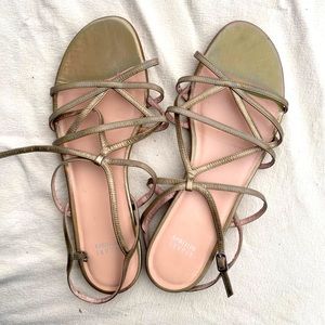 Stuart Weitzman iridescent Sandals NEW